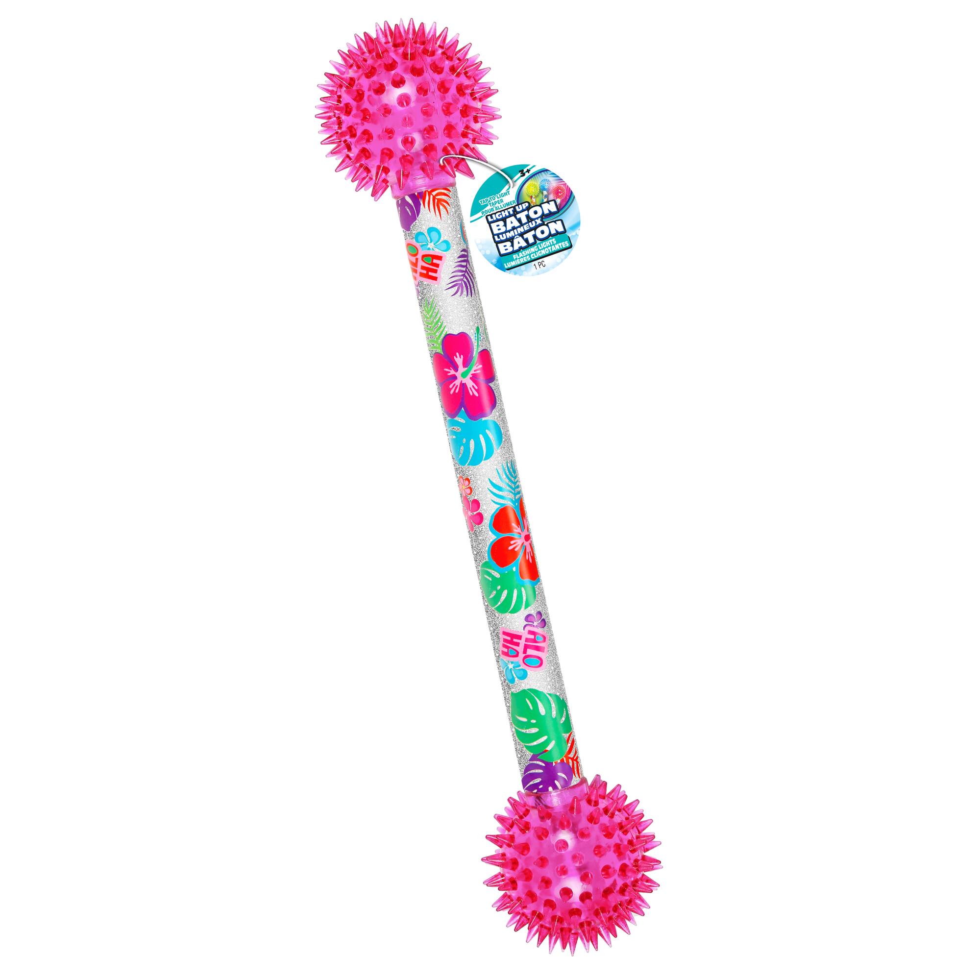 Assorted Ja-Ru® 16" Tropical Flashing Light Up Baton, 1pc.